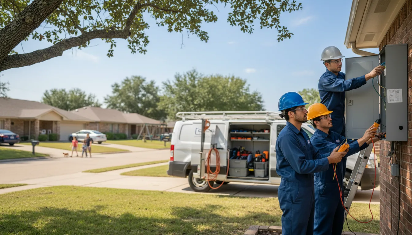 Certified electrician providing emergency electrical services in Dysart, PA